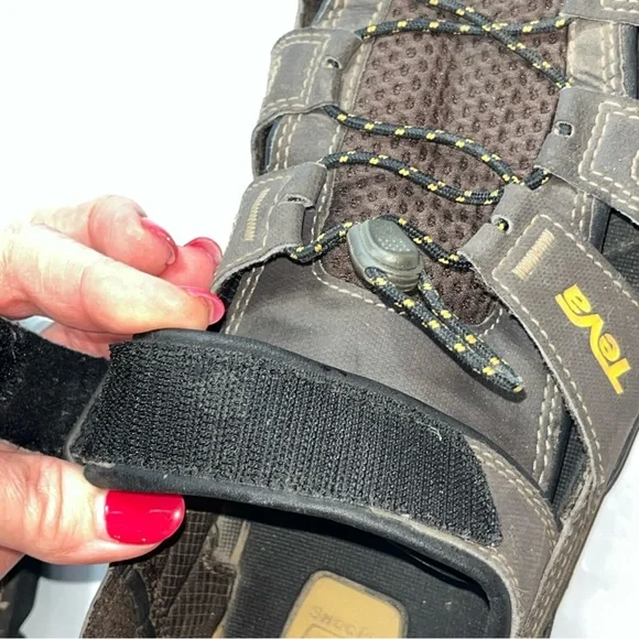 Teva Forebay Dozer BROWN SANDALS trail HIKING All Terrain MEN SIZE 10 Closed Toe - Picture 11 of 16
